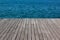 North sea ripple water Norway rustic vintage style waterfront pier from wooden deck material background wallpaper textured surface