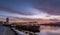 North Shields Fish Quay with a lovely sunrise