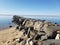 North Shore area, Long Island New York, Rock Jetty Water