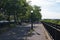 North Shore Esplanade Park in St. George of Staten Island with Green Trees