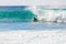 North Shore Oahu Hawaii 10 20 2015 Surfer rides on a Wave on the North Shore of Oahu Hawaii