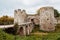 North and South towers and the entrance bridge of the medieval fortress Koporye