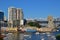 North Sydney Milsons Point with Luna Park and the northern end of Sydney Harbour Bridge