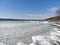 North view of winter on Cayuga Lake