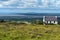 North Wales landscape in Snowdonia with views to the isle of Anglesey