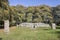 North west passage grave at Clava Cairns in Scotland.