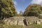 North west passage grave at Clava Cairns in Scotland.