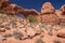 North Window Arch from Backside, Arches National park, Moab, Utah