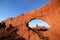 North Window Framing Turret Arch