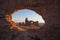 North Window and Turret Arch at sunset