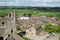 North Yorkshire countryside from tower at Middleham Castle