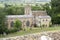 Northamptonshire, U.K July 21, 2020 - Rockingham Estate, Castle, old buidings with summer gardens