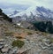 The northeast face of Mount Rainier from the summit of Mt. Fremont, Mt. Rainier National Park, Washington