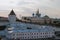 Northeast part of Kazan Kremlin. Tatarstan, Russia