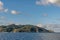 The northeastern coast of Gorgona Island, Italy, seen from the sea