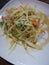 Northeastern food, Papaya Salad, spicy,