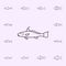 northen kingfish icon. Fish icons universal set for web and mobile