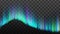 Northern Aurora Lights Strips Borealis Vector