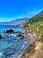 Northern California coastline Pacific Ocean foggy