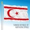 Northern Cyprus official national flag, Turkey