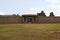 The Northern entrance and and the outer walls, Hazara Rama Temple. Royal Center or Royal Enclosure. Hampi, Karnataka