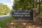 Northern entrance of Shenandoah National Park