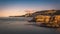 Northern Ireland Antrim Coast Ballintoy Harbour long exposure rocks sunset waves beautiful scenery