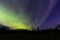 Northern lights, aurora borealis, in the Canadian Nature