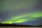 Northern Lights, Aurora borealis, over snowscape