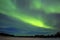 Northern Lights, Aurora borealis, over snowscape