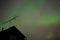 Northern lights (Aurora borealis) substorm