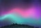 Northern lights, bright gradient background horizontal format