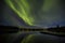 Northern lights in Kiruna, Lapland, Northern Sweden