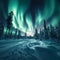 Northern lights in Lapland Arctic sky dazzles with celestial wonders