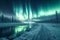 Northern lights in Lapland Arctic sky dazzles with celestial wonders