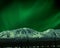 Northern Lights over Mountains in the Alaska Range