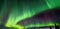 Northern lights in the sky Aurora Green light in the sky Norway North Pole 3d illustration