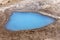 The northern pool of Blesi Hot Spring in Haukadalur Valley, Iceland