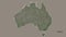 Northern Territory location. Australia. Satellite map