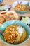 Northern Thai food (Khao Soi), Spicy curry noodles soup with chicken