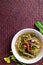 Northern Thai food, Sour soup Thai flowering bok choy