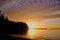 Northern Vancouver Island Sunset - Alder Bay, BC