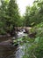 Northern Wisconsin Waterfall in Summer