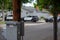 Northridge, CA / United States -  May 27, 2019: LAPD Patrol Units respond to brandishing/ADW call in suburban neighborhood