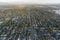 Northridge Homes and Streets Los Angeles California Aerial
