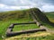 Northumberland National Park, Milecastle 39, Castle Nick, on Hadrians Wall, England, Great Britain