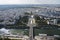 Northwest Cityscape of Paris from Eiffel Tower