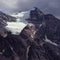 Northwest face of Mount Aberdeen from Little Beehive, Banff National Park, Alberta