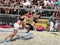 Norway Beach Handball warmup