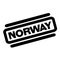 Norway black stamp